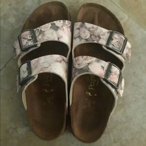 Birkenstock Sandals Womens Pink Floral 7.5